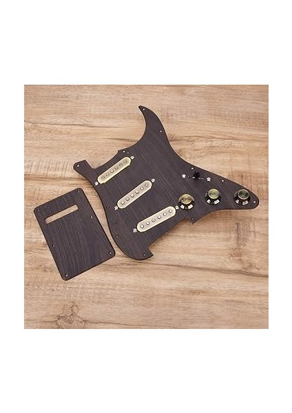 Gitar Yüklü Pickguard Yüklü Önceden Kablolu Sss Humbucker Pickguard Seti, Elektro Gitar Parçaları Için Arka Plakalı Manyetikler ve Kablolar Dahil indirimleri