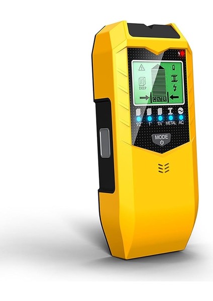 Saplama Bulucu Duvar Tarayıcı 5'i 1 Arada Elektronik Saplama Dedektörü, Hd LCD Ekranlı, Uyarı Fonksiyonlu Ahşap Metal Telin Tespitinde Kullanılan