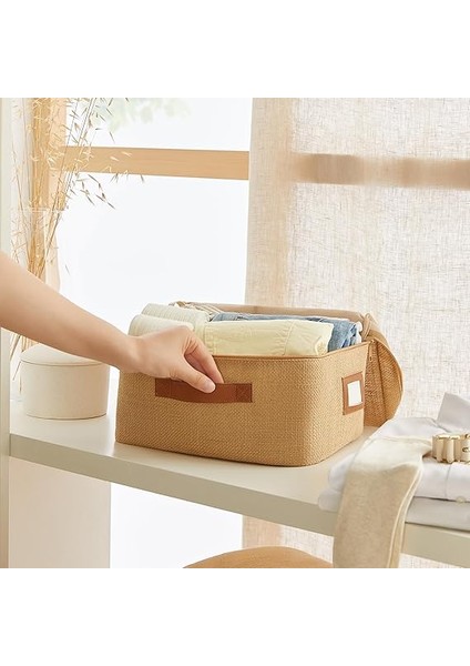 Home Textile Küçük Boy Jüt Hurç 30 x 22 x 18 cm fırsatları