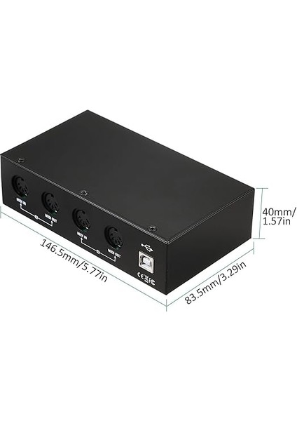 USB Mıdı Arayüzü 4 Giriş / 4 Çıkış 64 Mıdı Kanalı 4i/4o + Birleştirme 2I4O Mıdı Kutusu 4x4 fırsatları