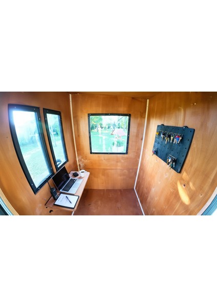 Ahşap Güvenlik Kulübesi (Güvenlik Kabini)