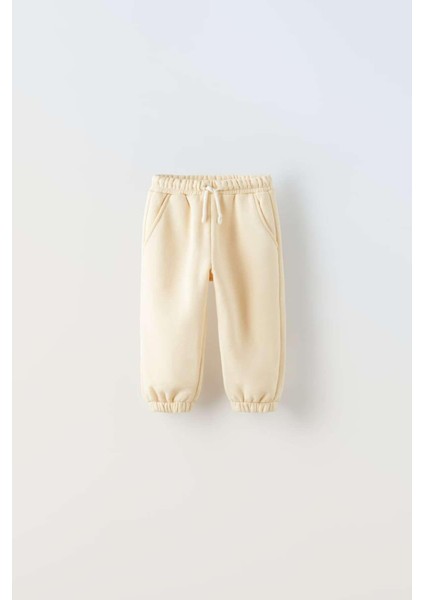 Çocuk Sarı California Desenli Pamuklu Sweatshirt Eşofman Alt-Üst Takım indirimleri