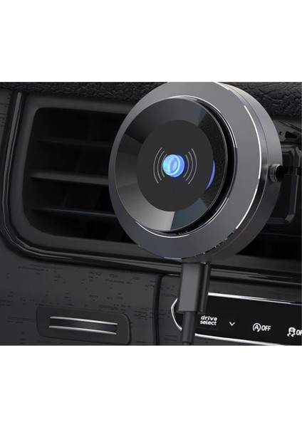 RAC-A018 - 15W Hızlı Kablosuz Şarj Destekli Akıllı Vakumlu Araç Telefon Tutucu fırsatları