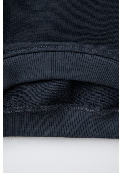 Erkek Çocuk Pamuklu Lacivert Polo Yaka “make It Happen” Eşofman Takımı - Rahat Kesim, Yazı Baskılı modelleri