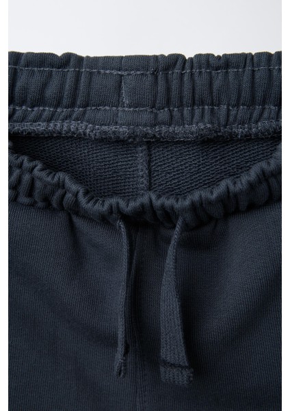 Erkek Çocuk Pamuklu Lacivert Polo Yaka “make It Happen” Eşofman Takımı - Rahat Kesim, Yazı Baskılı indirimleri