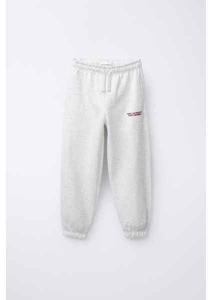 Erkek Çocuk Pamuklu Gri Yarım Fermuarlı Future Goals Eşofman Takımı indirimleri