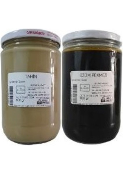 Tahin Pekmez İkilisi (Keçiboynuzu Pekmezi + Tahin) 800+650 gr