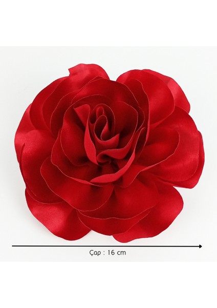 Woody Cord Kırmızı Gül Klips Toka Zariflik ve Güzelliğin Buluştuğu Nokta fiyatları