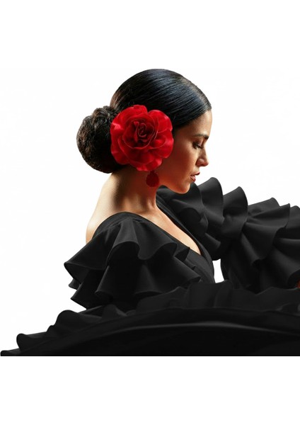 Woody Cord Kırmızı Gül Klips Toka Zariflik ve Güzelliğin Buluştuğu Nokta fırsatları