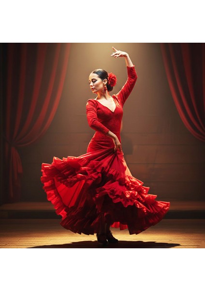 Woody Cord Kırmızı Gül Klips Toka Zariflik ve Güzelliğin Buluştuğu Nokta