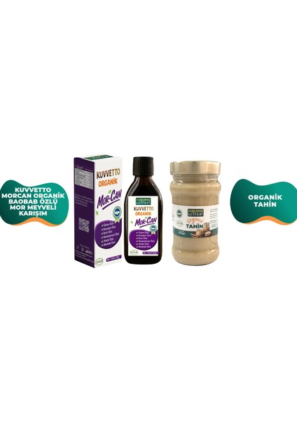 Avantajlı Kuvvetto Organik Morcan ve Organik Tahin Seti fiyatları