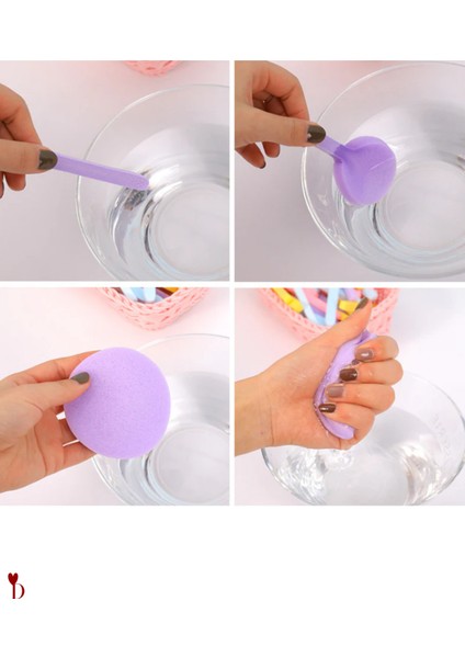 6 Adet Incecik Sünger | Cep Boy Makyaj Çıkarma Pedi | Pratik Yüz Temizleme ve Peeling Ped fiyatları