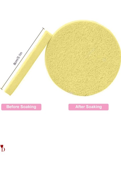 6 Adet Incecik Sünger | Cep Boy Makyaj Çıkarma Pedi | Pratik Yüz Temizleme ve Peeling Ped indirimleri