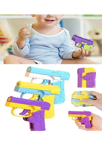 Dönüşebilen Stres Çarkı Oyuncak Silah