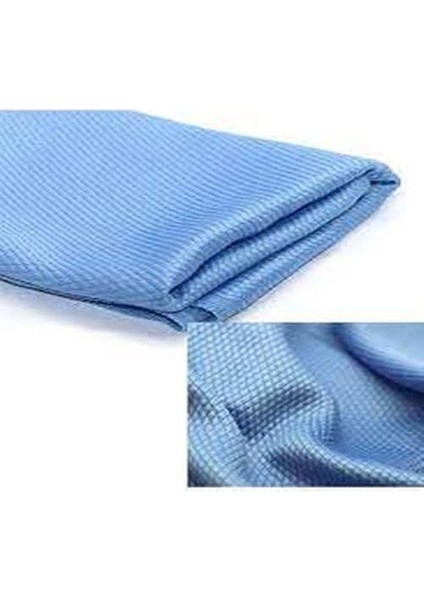 Temizlik Bezi Oto Araba Cam ve Nano Teknoloji Microfiber Bez Araç Temizleme (Mavi)