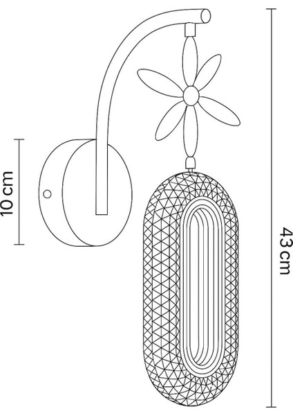 Alfa Tekli Krom kristal Taşlı 3 Renk Modu Aplik Avize fiyatları