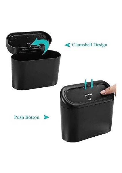 Içi Katlanabilir Çöp Kovası, Akordiyon Tasarım, Universal Uyumlu, Asılabilir Özellikli Çöp Kovası modelleri