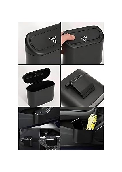 Içi Katlanabilir Çöp Kovası, Akordiyon Tasarım, Universal Uyumlu, Asılabilir Özellikli Çöp Kovası indirimleri