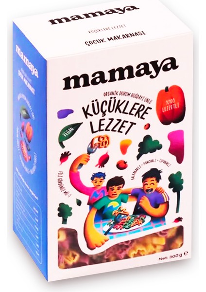 Küçüklere Lezzet Sebzeli Makarna