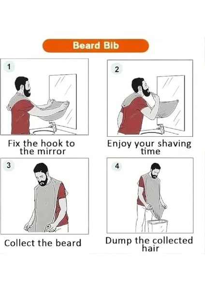 Tıraş Örtüsü, Sakal Kesme Önlüğü – Vantuzlu, Kolay Temizlenen, Pratik Tıraş Pelerini – Sakal ve Saç Kırpıntılarını Toplar – 61X80 Cm, Hafif ve Katlanabilir (Siyah) modelleri