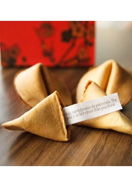 Kurabiyesi Fortune Cookie/ 50'li Kutu (Hazır Dilekler/fallar) indirimleri