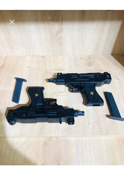 Oyuncak Boncuklu Uzi Oyuncak Tabanca Uzi 2 Adet + 42 Paket Boncuk Hediyeli fiyatları