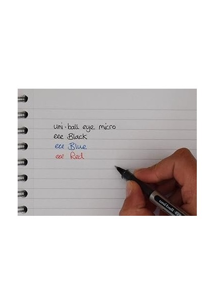 UB150 Eye Tükenmez Kalem Mikro 0,5 mm Uç 0,2 mm Çizgi Genişliği 12 Adet, Siyah fırsatları