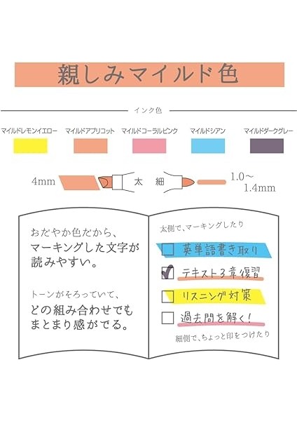 Wkt7-N-5c-N Vurgulayıcı, Hafif Dost Renk, N5 Renkler modelleri