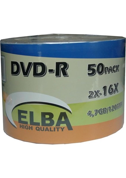 DVD 50Lİ 4,7GB-120MIN 16X Shrink
