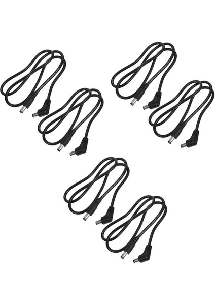 6 Adet Efektör Dc Güç Kaynağı Efektör Güç Kablosu Gitar Efekt Pedalı Dc Kablosu Dc Uzatma Kablosu Müzik Aleti Güç Kablosu Elektro Gitar Kablosu Amfi Kablosu Kablolama Pvc Monoblok