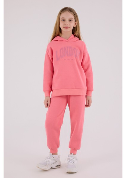 Kız Çocuk Pembe Eşofman Takımı modelleri