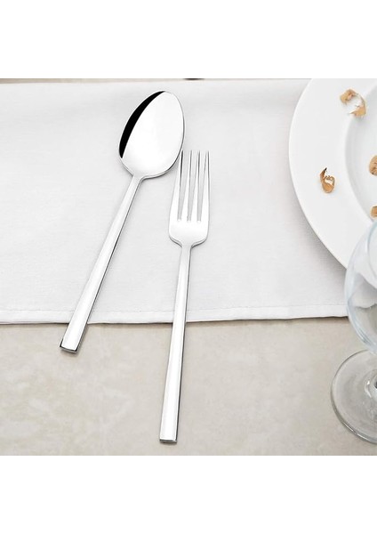 Dalyan Sade 12 Kişilik 60 Parça Çatal Kaşık Takımı