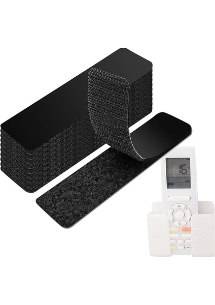 Taraflı Bant Ağır Hizmet, Kanca ve Halka Bant | Yapışkan Siyah Güçlü Pedler - Çift Taraflı Montaj Bandı, Çift Taraflı Yapışkan Şeritler, Cam, Metal Için Uzun Ömürlü Yapışma