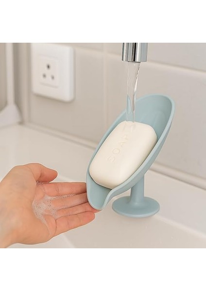 Store Vantuzlu Su Giderli Sabunluk 2’li Set – Kaymaz, Kendiliğinden Su Akıtmalı, Tezgah Üstü Sabunluk – Banyo & Mutfak Için Pratik Sabun Tutucu fırsatları