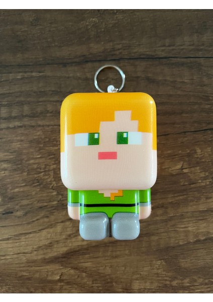 1 Adet Minecraft Enderman Alex Steve Elmas Zombi Örümcek Green Creeper Jj Squishy Anahtarlık 9cm