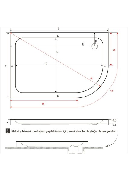 Allison Asimetrik Duş Teknesi, Flat fırsatları