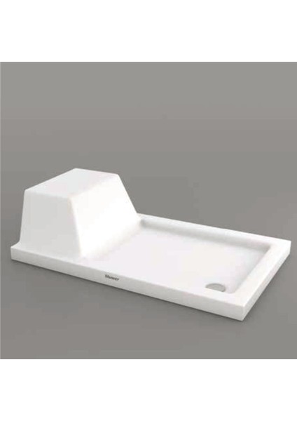 Pandora Dikdörtgen Oturmalı Duş Teknesi, Flat