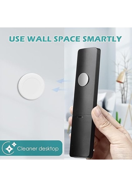 6'lı Manyetik Uzaktan Kumanda Tutucu Seti, Tv, Klima ve Vantilatör Kumandaları Için Duvara Monte Kendinden Yapışkanlı Düzenleyici, Telefon Şarj Aksesuarı Organizeri fiyatları