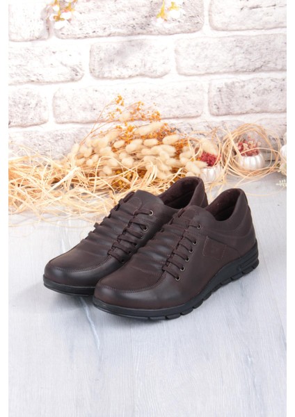 3330 Grezör Rahat Kauçuk Taban Orijinal Hakiki Deri Erkek Ayakkabı