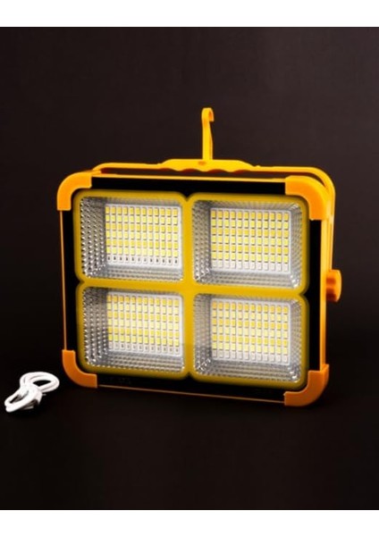 CT-4698 200W Portatif Taşınabilir Şarjlı Solar Projektör