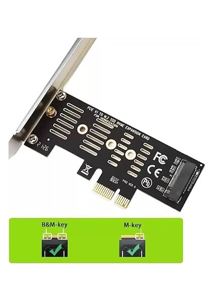 5225 Pci-E Express 3.0 To Nvme SSD M.2 M Key Çevirici Kart indirimleri