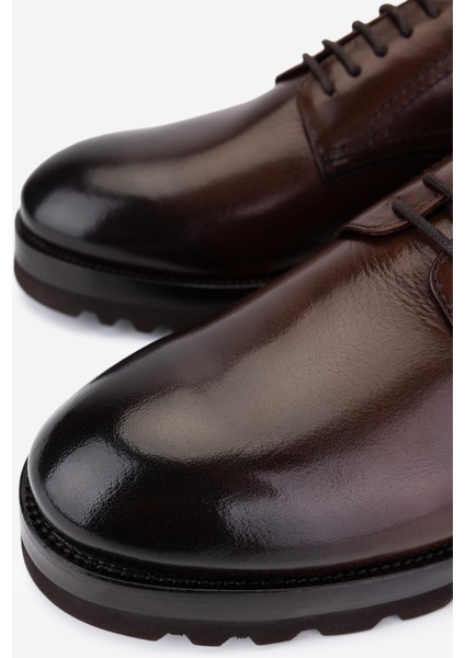 Erkek Hakiki Deri Kahverengi Klasik Ayakkabı 987 400 Erk Ayk SK25-26 Kahve Bfl modelleri