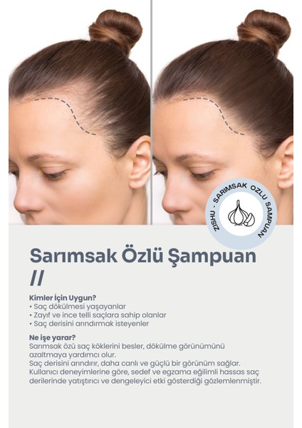 ZİSHU Sarımsak Özlü Şampuan – Saç Dökülmesine Karşı 400 ml