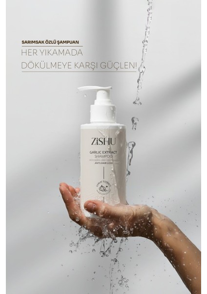 ZİSHU Sarımsak Özlü Şampuan – Saç Dökülmesine Karşı 400 ml
