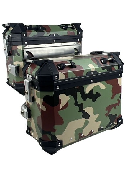 Alüminyum Yan Çanta 33LT Takım KAMUFLAJ/YEŞIL/MC01009