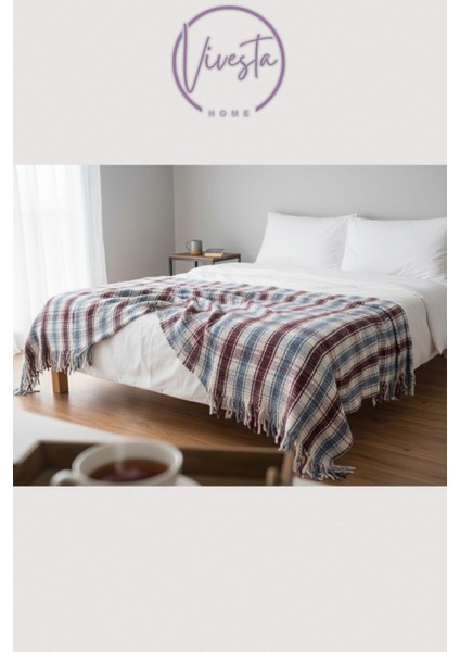 Scotch Battaniye 180×220 cm – Lüks, Yumuşacık ve Sıcak Tutucu Konfor Battaniyesi