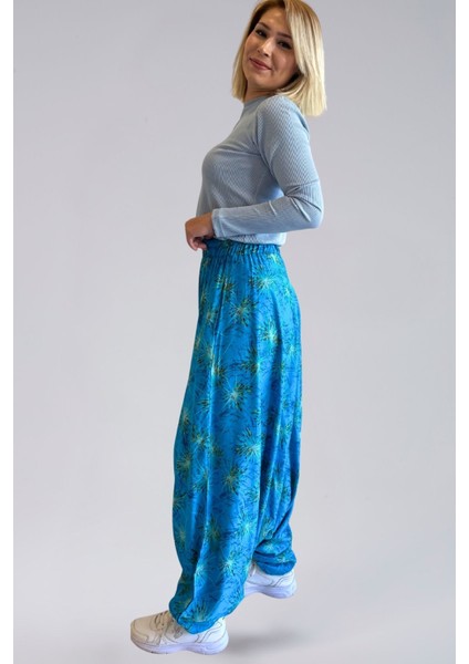 Otantik Viskon Şalvar- Viskon Kumaş Belmando Rahat Kalıp Bohem Otantik Tarzı Cepli Kadın Şalvar fiyatları