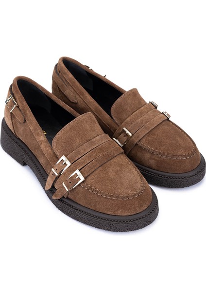 Kadın Hakiki Deri Vizon Loafer Ayakkabı 1061 5135 Bn Ayk SK25-26 Sugero Suet fiyatları
