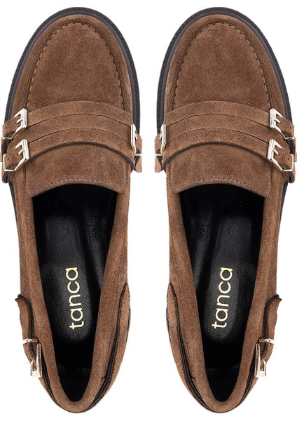 Kadın Hakiki Deri Vizon Loafer Ayakkabı 1061 5135 Bn Ayk SK25-26 Sugero Suet indirimleri