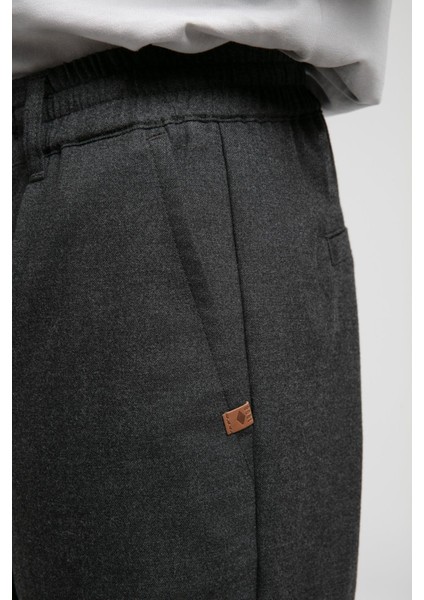 Matteos Normal-Yüksek Bel Bol Düz Kesim Düz Paça Gri Erkek Pantolon indirimleri